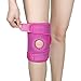 Ynport Knee Brace For Arthritis ACL Meniscus Outdoor Sports Lycra Spring Non-Bulky Best Open Patella Knee Protector Wrap Relieves Pain Symptoms(Pink)