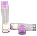 Basic Essential Bottles Empty Lip Balm Tubes, Lavender, Pack of 50, 5.5ml (3/16 oz.)