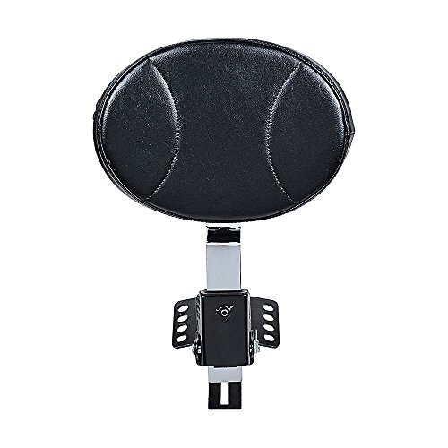 Adjustable Plug-In Driver Rider Backrest for 1997-2017 Harley Electra Road Road King Street Glide