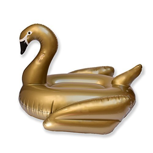 gold swan pool float