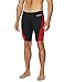 baleaf Men's Swimsuit Swim Jammers Athletic Training Swimwear Durable Team Lap Swimming Racing Competition Black/Red Small