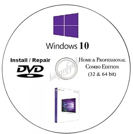 Windows 10 32-bit & 64-Bit All Editions Recovery Reinstall Recover fix DVD Disc WINDOWS 10 ANY Version Repair, Recovery, Restore, Re-install & Reboot Fix DVD Free Messaging Tech Support