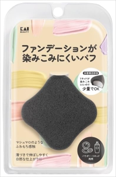 ファンデーションが染みこみにくいパフ 薄付き商品画像