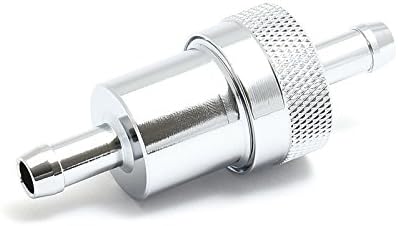 'High Flow Fuel Filter 5/16 Chrome