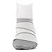 Feetures! - Elite Ultra Light - Quarter - White/Black - Size Medium - Athletic Running Socks