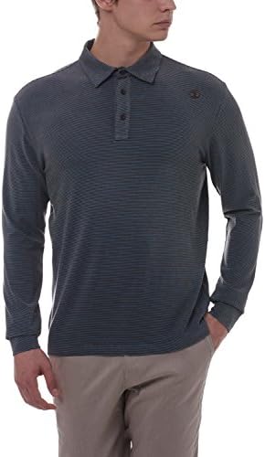 ELORD Men's Golf Long Sleeve Fleece Therma-FIT Active Sports Performace Shirt