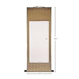JZ001 Hmayart Kakejiku Blank Mounting Hanging Scroll Chinese Rice Xuan Paper Art Wall Scrolls for Sumie and Calligraphy (40 Inch) (JZ001_li se USA)