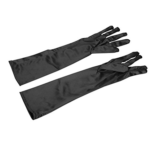 Women Satin Bridal Gloves Long Elbow Pageant Gloves for Wedding Dress Party - Thumbnail 5