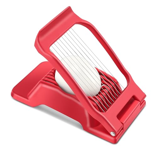 Heavy Duty Egg Slicer Red