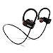 RIEMEX Wireless Headphones Sport with Microphone, Best Sports Earphones Mic IPX7 Waterproof IPX7 HD Stereo Earbuds for Running Workout Gym 8 Hours Battery Noise Cancelling Headsets