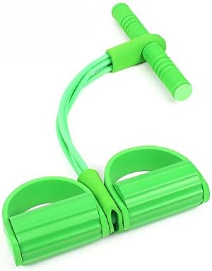 LvDD Resistance Band Yoga Sports Equipment for Belly Abdomen Waist Arm Leg Exercise, Elastic Bodybuilding Fitness Slimming Training Exercise Bands, Portable Home GYM Sit-ups Device (Green)
