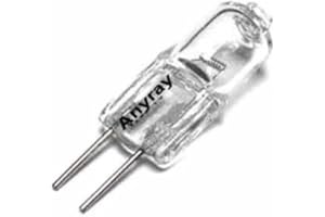 Anyray A1741Y (5)-Pack 20 Watt G4 24V 20W 24 Volt C-6 20Watt Bi Pin T3 Light Bulb