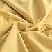 mixinni Modern Style Super Soft Gold Fitted Sheet Solid Color Bed Sheet 15