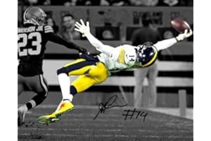 Ikonic Fotohaus George Pickens Epic Catch Signed Photo Autograph Print Wall Art Home Decor