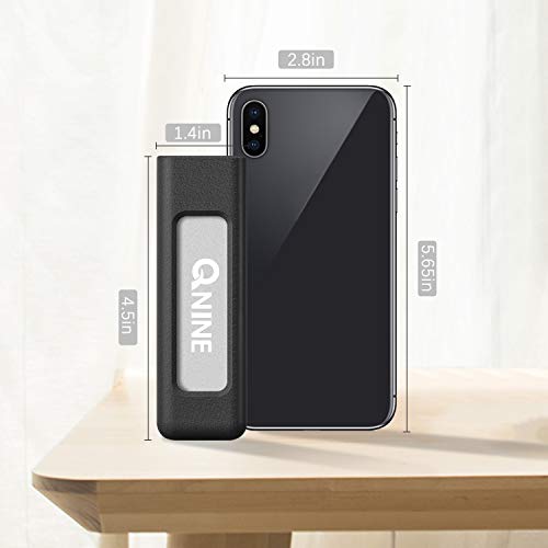 QNINE 1 TB External SSD (Protective Case Included), Portable SSD USB C for MacBook, USB 3.1 High Speed External SSD for Laptop, Xbox One X, etc
