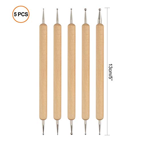 TUPARKA 150 Sheets Carbon Copying Paper and Tracing Paper with 5 Pieces Embossing Styluses Stylus Tools,Black Carbon Transfer Paper for Tracing on Wood,Fabric Tattoo Stencil Copy Accessory
