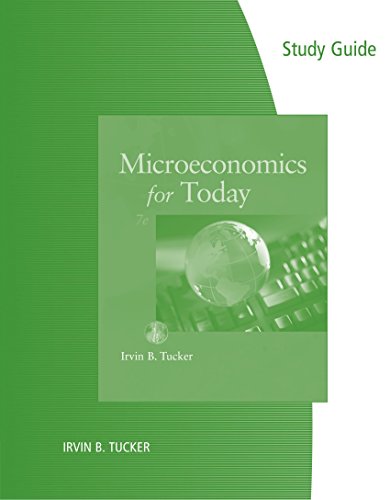 Study Guide for Tucker's Microeconomics for Today
