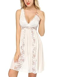DLOREUK - Lencería de encaje para mujer, talla grande