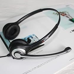 Cell Phone Headset with Microphone Noise Cancelling