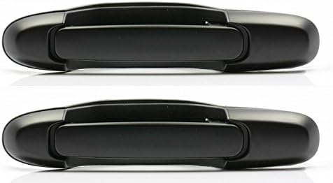 Performance PFM-806690 Smooth Black Pair Set Sliding Door Handle w/Power Lock Exterior Outside Door Handle for Toyota Sienna