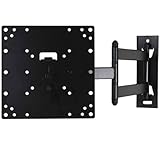 VideoSecu Tilt Swivel Low Profile 1.9" TV Wall Mount Bracket for Most 27"-47", Some LED up to 50" with VESA 200x200 200x100 100x100 LCD LED Plasma TV or Monitor, Articulating arm 20" Extension 3KB