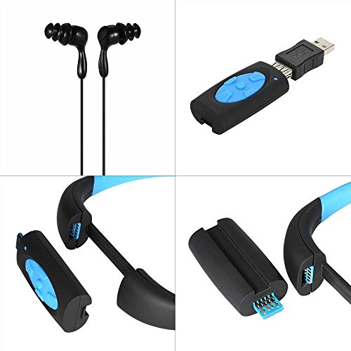 2 TechCode+Headphones+Waterproof+Earphones+Underwater