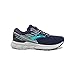 Brooks Womens Adrenaline GTS 19 Running Shoe - Navy/Aqua/Tan - B - 9.0