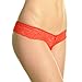 Angelina Women's Open-Crotch Thongs with Floral Lace Design (2-Pack), G3251_M