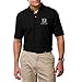 Embroidery Uber logo Polo Shirt, Custom Professional Uber Driver Clothing, Black Polo Shirt (XL)