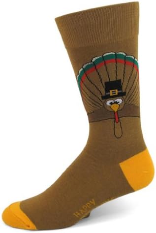 Absolute Stores Men's Thanksgiving Turkey Socks
