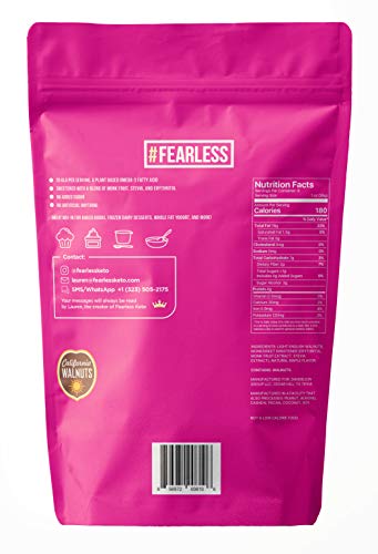 Fearless Keto Small Batch Hand-Roasted Candied Walnuts - Low Carb, High Protein, Monk Fruit Sweetened, Nut Mix, Made… - Image 3