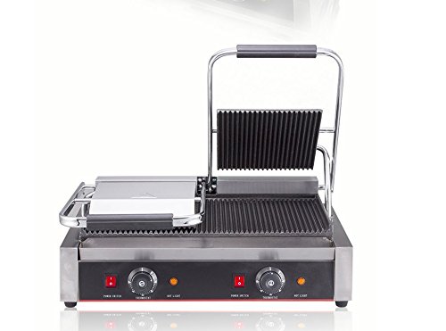 Commercial Panini Press Grill Sandwich Griddler