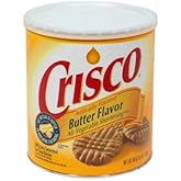 Crisco, All Vegetable Shortening, Butter, 48oz Container (Pack of 2)