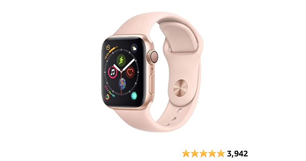 Apple Watch Series 4 (GPS, 40mm) - Gold Aluminium Case with Pink Sand Sport  Band : Amazon.com.au