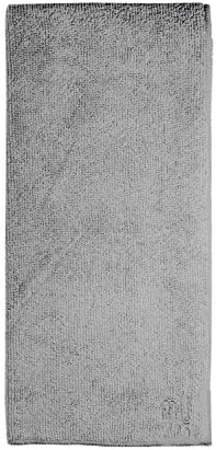 MUkitchen 16" x 24" Microfiber Dishtowel, Nickel - Set of 2