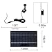 Gocheer Solar Fountain, 9V 1.8W Water Pump for Fountain, Pond Pump Solar Garden Fountain Pond Fountain with Lighting Exterior for DIY Garden, Fountain, Mini Pond