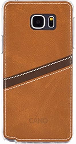 [Galaxy Note FE Case] Luxury Leather Bumper Card Wallet Case for Men &amp; Women's- Most Suitable Cell Phone Cover for Samsung Galaxy Note 7 Case / Note FE Case / Note Fan Edition Case Accessories (Brown)