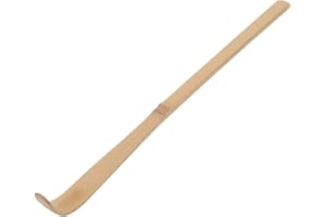 Bamboo Matcha Scoop - Traditional Chashaku Tea Spoon for Tea Ceremony - Elegant White Design - 18cm Size