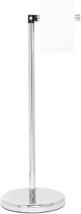 Pristine Free Standing Toilet Roll Holder Stand – Chrome Finish, 5 Rolls Storage view 9
