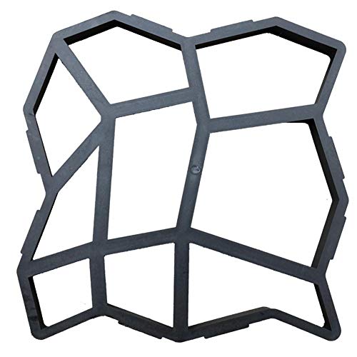 Mikolot Pavement Mold - Plastic DIY Path Maker Brick Mold Concrete Stone Molds for Stepping Stones (5#)