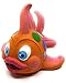 XL Fish - Squeaky Dog Toy - Natural Rubber (Latex) - for Large Breed Dogs - 8