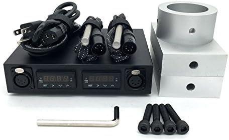 Vossay Rosin Press Kit for Oil Extractions, Dual PID Temp Controller + 3x5" 6061 Aluminum Plates + Heating Rods