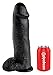 Pipedream King Cock with Balls, Black, 12 Inch