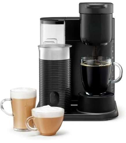 Amazon.com: Single Serve Coffee Maker, Built-In Milk Frother
