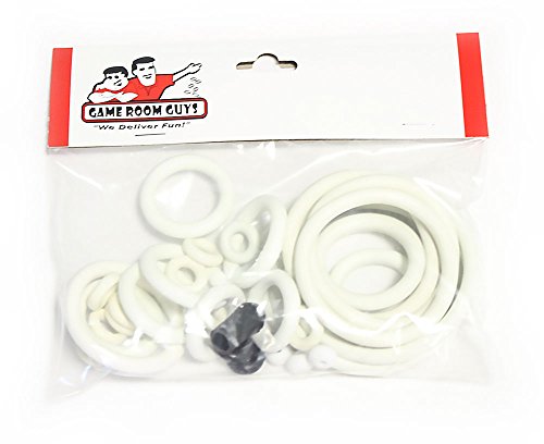 Game Room Guys Stern Whoa Nellie! Pinball White Rubber Ring Kit