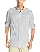 Columbia Men's Low Drag Offshore Long Sleeve Shirt, Cool Grey/White, Large