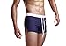 SALENT Mens Swimsuits Swim Trunks Short Swimming Boxer Briefs - Quick Dry Mesh Lining (Navy Blue, M Fit Waist: 32