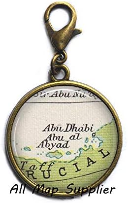 AllMapsupplier Fashion Zipper Pull Abu Dubai map Zipper Pull,Abu Dubai Lobster Clasp,Abu Dubai Zipper Pull,Abu al Abyad map Lobster Clasp,UAE map Lobster Clasp,A0023