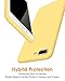 DTTO Compatible with iPhone 8 Plus Case and iPhone 7 Plus Case, Silicone Case [Romance Series] Rubber Shock-Absorption Anti-Scratch Thin Slim Fit Cover for iPhone 8 Plus 7 Plus 5.5 inches - Yellow