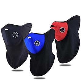 Suprico Pack of Three Anti Pollution Men/Women Fabric Face Mask for Bikers Dust Protection Face Mask Pro+ for Bike, Ski, Cycling, Running, Hiking – Protects from Wind, Sun, Dust